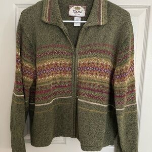 Tiara Olive Knit Sweater